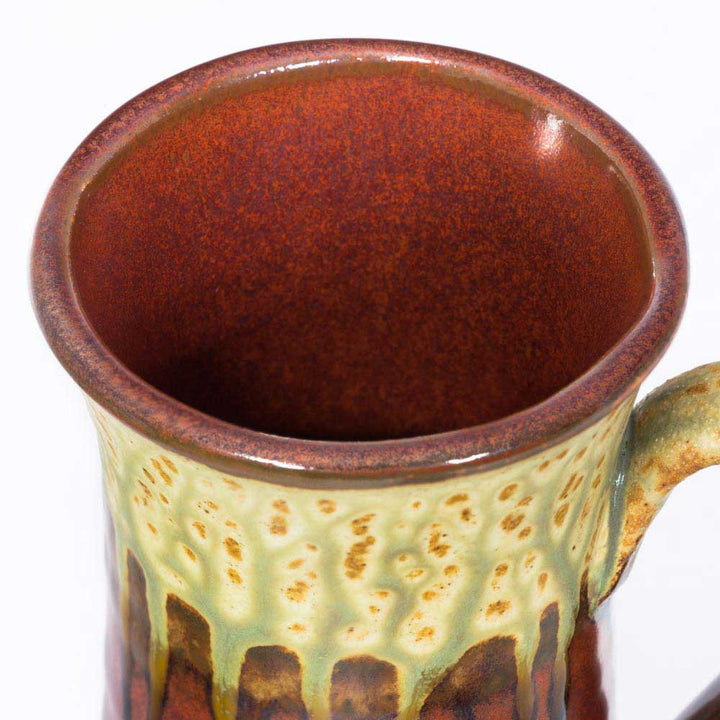 Buy 13 oz. Straight Handmade Rustic Red Ceramic Mug - 7 - Blanket Creek Pottery 