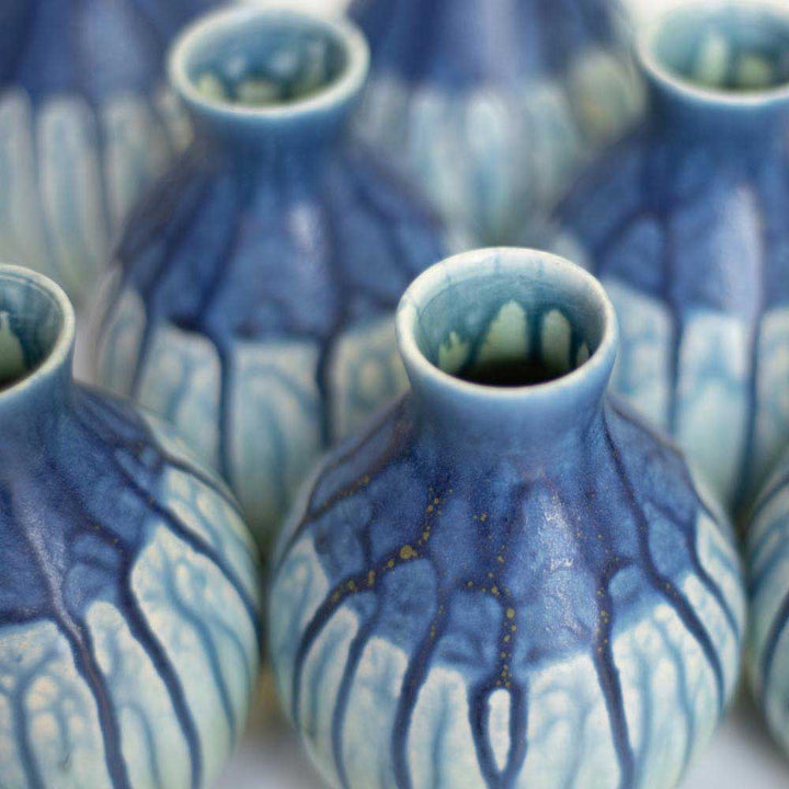 Buy 14.5 oz. Blue Mint Green Ceramic Soap Dispenser Bottle - 7 - Blanket Creek Pottery 