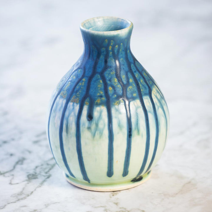 Buy 14.5 oz. Blue Mint Green Ceramic Soap Dispenser Bottle - 5 - Blanket Creek Pottery 