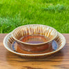 Ceramic Pie Plate / Baking Dish - Golden Amber