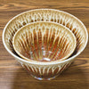 48 oz. Ceramic Serving Bowl - Golden Amber