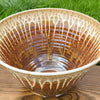 Large 1 gal. Ceramic Serving Bowl - Golden Amber