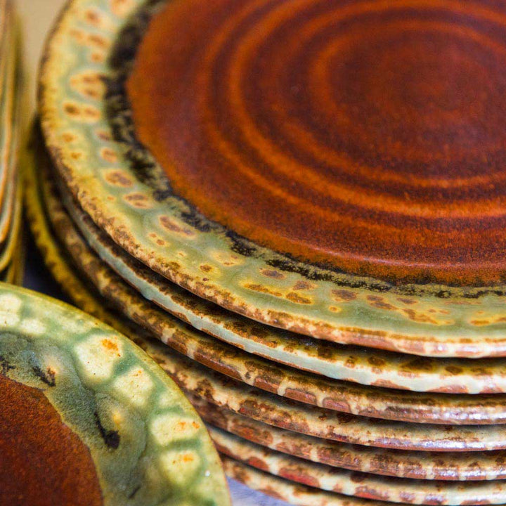 Purchase Rustic Red Handmade Ceramic Dinner Plate - 7 - Blanket Creek Pottery 