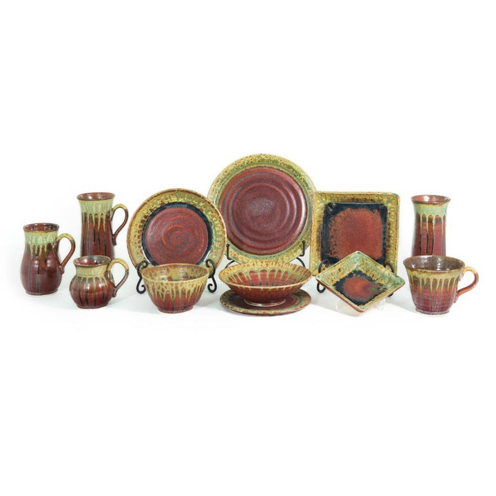 Purchase Rustic Red Handmade Ceramic Dinner Plate - 10 - Blanket Creek Pottery 
