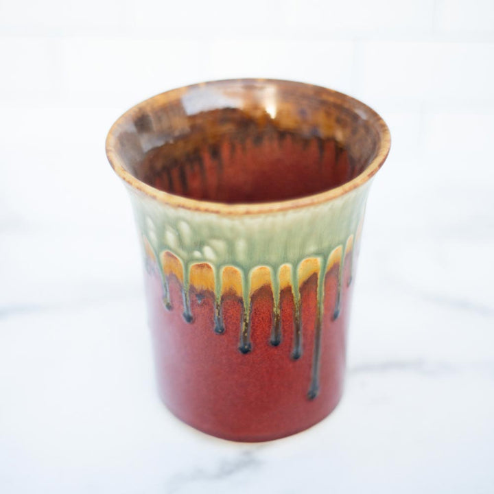 Purchase Rustic Red Ceramic Utensil Holder - 2 - Blanket Creek Pottery 