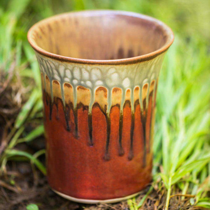 Purchase Rustic Red Ceramic Utensil Holder - 4 - Blanket Creek Pottery 