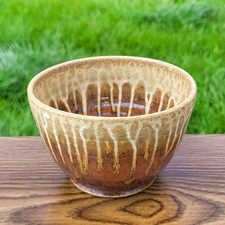 Shop Golden Amber Handmade Ceramic Cereal/Soup Bowl - 5 - Blanket Creek Pottery 