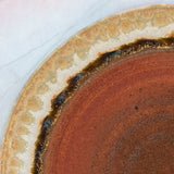 Ceramic Dinner Plate - Golden Amber