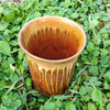 Ceramic Utensil Holder - Golden Amber