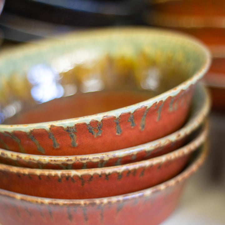 Buy Rustic Red Ceramic Pasta Bowl / Small Baking Dish - 7 - Blanket Creek Pottery 