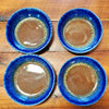 Small Ceramic Baking Dish / Deep Plate - Amber Blue