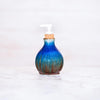 14.5 oz. Ceramic Soap Dispenser Pump - Amber Blue