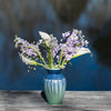 Classic Ceramic Vase - Blue Mint Green
