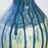 Round Ceramic Bud Vase - Blue Mint Green