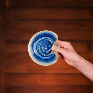Large Ceramic Spoon Rest - Blue