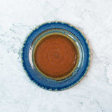 Ceramic Dinner Plate - Amber Blue