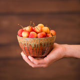 Ceramic Cereal Bowl / Soup Bowl - Rustic Red