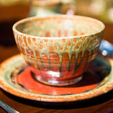 Ceramic Cereal Bowl / Soup Bowl - Rustic Red