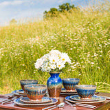 Classic Ceramic Vase - Amber Blue