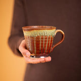 Large 18 oz. Ceramic Mug - Rustic Red