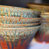 Large 1 gal. Ceramic Serving Bowl - Rustic Red