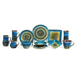 13 oz. Ceramic Tumbler / Vase - Amber Blue