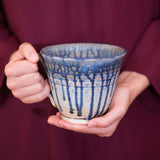 Large 20 oz. Ceramic Mug - Blue Mint Green