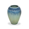 Large Ceramic Round Vase - Blue Mint Green
