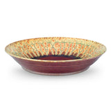 Ceramic Pasta Serving Bowl - Rustic Red