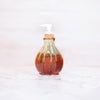 14.5 oz. Ceramic Soap Dispenser Pump - Rustic Red