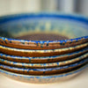 Ceramic Pasta Serving Bowl - Amber Blue