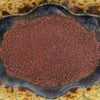 Scalloped Ceramic Dish - Rustic Red