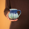 Small 11 oz. Round Ceramic Tea Cup - Blue Mint Green